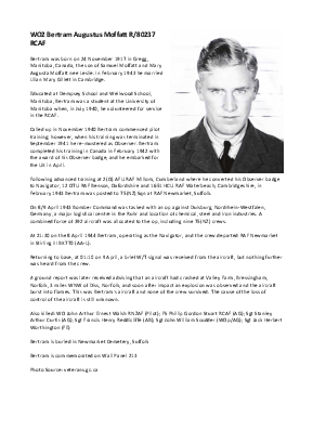 A preview of a PDF biography for Moffatt, Bertram Augustus